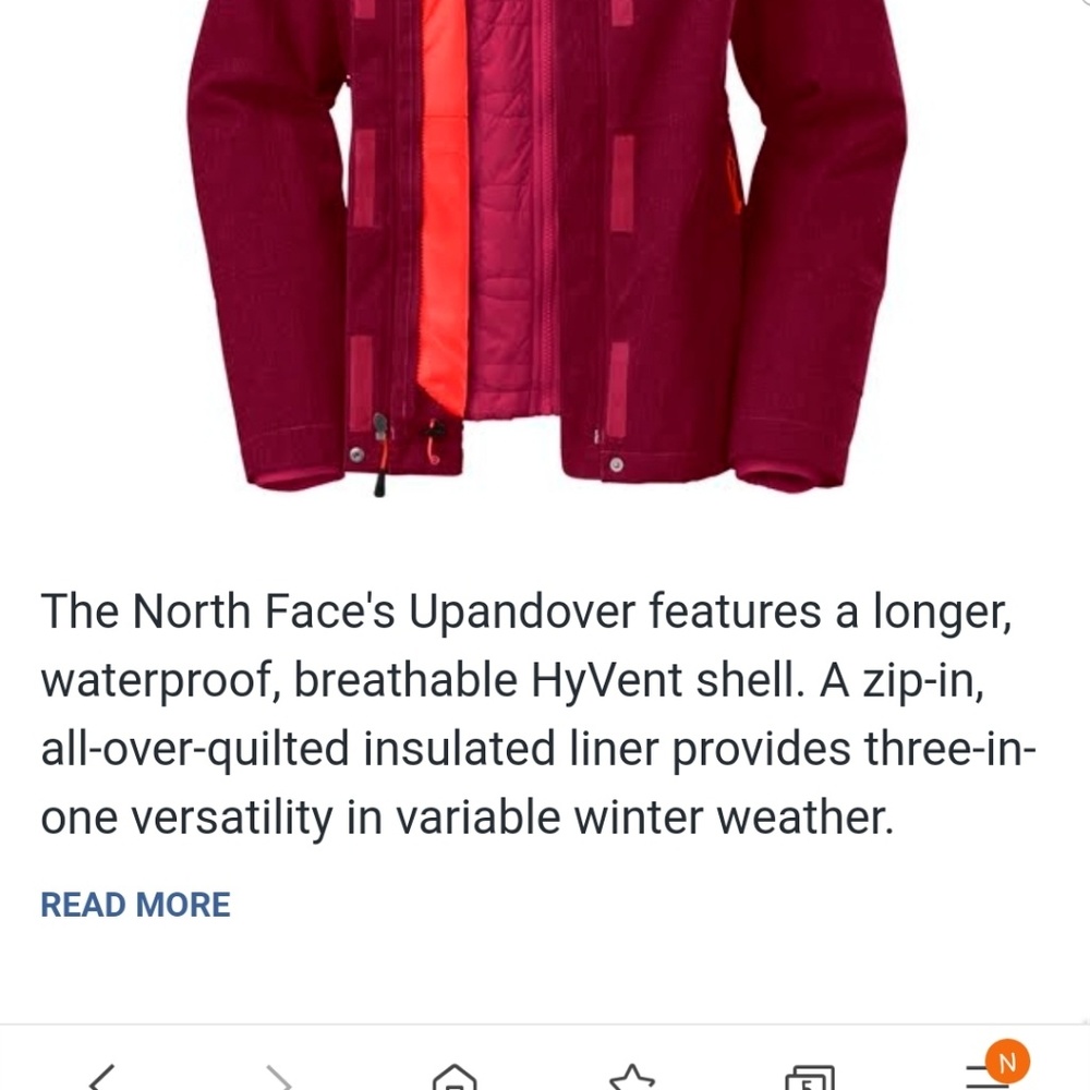 The North Face tri-climate hyvent winter jacket - Picture 8 of 8
